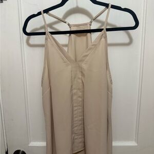 Chic Beige Sleeveless Top